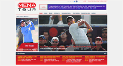 Desktop Screenshot of menagolftour.com